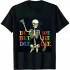 Ulloord Skeleton Dabbing Dare To Be Yourself T Shirt Funny Autism T-Shirt