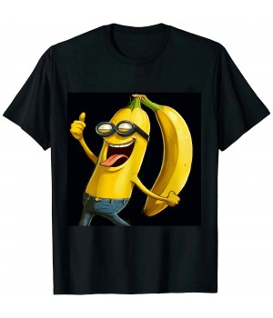 Ulloord Dabbing Banana Wearing Sunglasses Dab Dance Girl Mens Kids T-Shirt