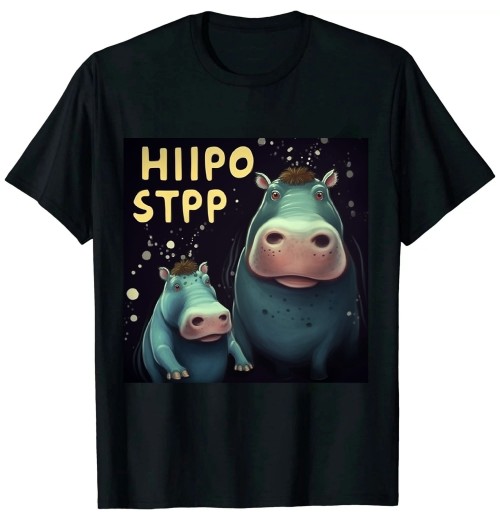 Ulloord  Hippopotamus Gift T-Shirt