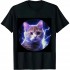 Ulloord  Lightning Cat  Graphic Cat T-Shirt for men