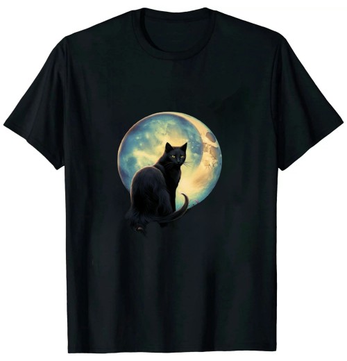 Ulloord Cute Cat Motifs Cat T-Shirt