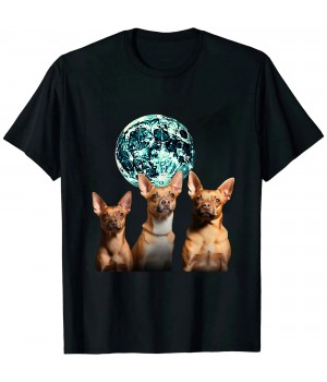 Ulloord and Moon 3 Dog Meme Funny Wolves Howling Parody T-Shirt