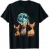 Ulloord and Moon 3 Dog Meme Funny Wolves Howling Parody T-Shirt