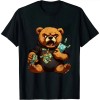 Ulloord Money Calling Teddy Bear Gangster Rap T-Shirt