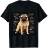 Ulloord Funny Anatomy Pug Dog Pug Lover T-Shirt