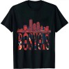 Ulloord Boston city Skyline tee -Boston ball T-Shirt