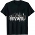 Ulloord New York City Skyline NY Pride Black &amp; White Vintage T-Shirt