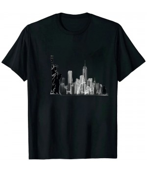 Ulloord NYC Skyline New York City Pride Vintage NY T-Shirt