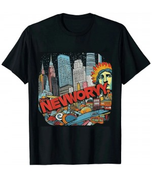 Ulloord New York  Iconic Skyline the city gift  T-Shirt