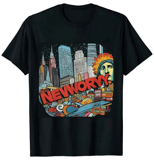 Ulloord New York  Iconic Skyline the city gift  T-Shirt