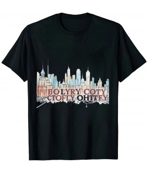 Ulloord Philadelphia City Skyline Brotherly Love Cute Philly Gift T-Shirt