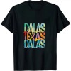 Ulloord Dallas City Skyline Silhouette State Pride Gift Dallas Texas T-Shirt