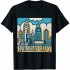 Ulloord Downtown Kansas City Missouri - City Skyline Calligraphy T-Shirt