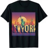 Ulloord New York City Skyline Gift State Souvenir NYC T-Shirt