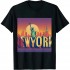 Ulloord New York City Skyline Gift State Souvenir NYC T-Shirt