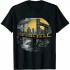 Ulloord Steel City Retro Skyline Bridge Vintage T-Shirt