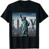 Ulloord New York City Skyline T-shirt, New York Illustration Graphic T-Shirt