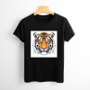 Shangniulu Tiger Tee Shirt Women Crew Neck T Shirt Short Sleeve Funny Cute Tiger Graphic Loose Shirt Tops