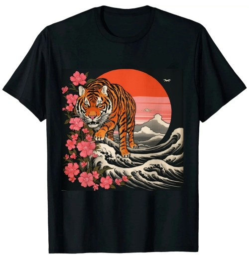 Japanese Tiger - Zoologist Wild Animal Zoo Lover Safari T-Shirt