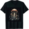 Shangniulu Vintage Mushroom Goblincore Moon Forest Mushroom Moon T-Shirt