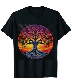 Shangniulu Outdoor Wildlife Nature Tree Leaves Forest T-Shirt