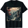 Shangniulu Natural landscape classic crew-neck T-shirt