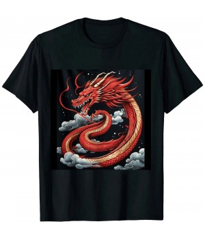 Shangniulu Chinese Dragon Japanese Art Tokyo Dragon T-Shirt