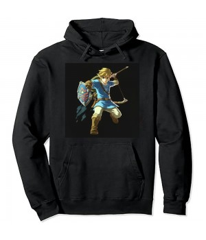 Shangniulu  Breath Of The Wild Link Archer Jump Shot C1 Pullover Hoodie