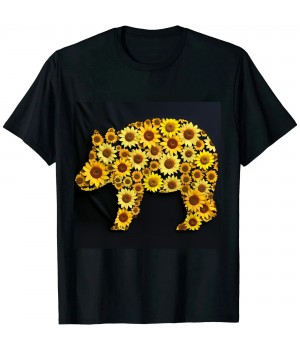 Shangniulu Sunflower Hippotology Hippo Lover T-Shirt