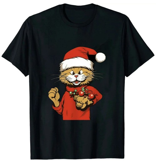 Shangniulu Comic Snoopy Christmas Holiday T-Shirt, Cookies