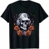 Shangniulu Artistic Rebellion: Bold Skull Graphic Design T-Shirt