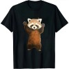 Shangniulu Red Panda Animals Cuddly Woman Animal Motif Man Panda T-Shirt