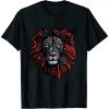 Shangniulu Lion Animal Print Art Polygon Lion T-Shirt