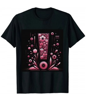 Shangniulu Fashion printed T-shirt black round neck cotton short-sleeved T-shirt