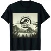 Shangniulu Fashion printed T-shirt black round neck cotton short-sleeved T-shirt